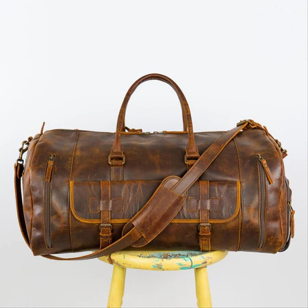 Alpha 46L Leather Duffle - Image 5