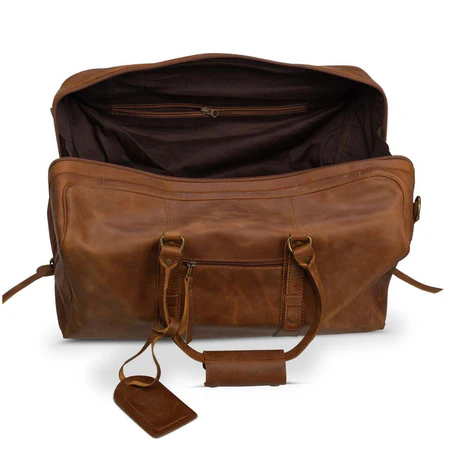 Big Mouth 40L Leather Duffle - Image 3