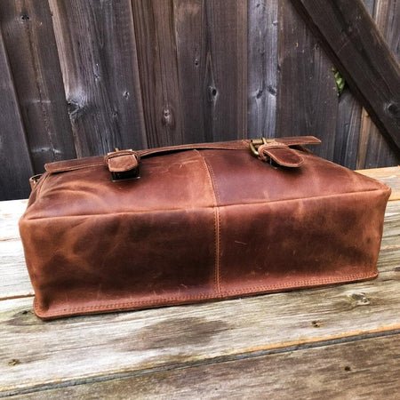 Coarse Leather Messenger - Image 8
