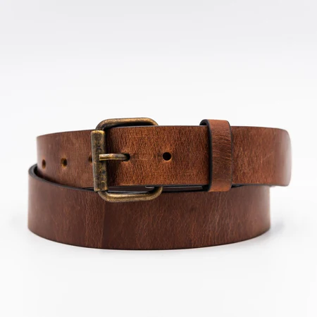Distressed Leather Belt - Image 5