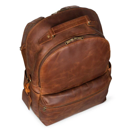 Leather Backpack Rucksack - Image 4