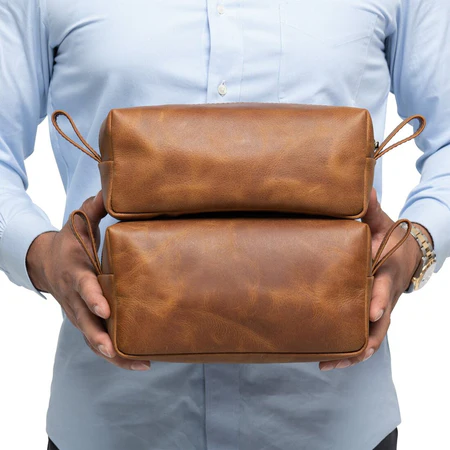 Leather Dopp Kit - Image 9