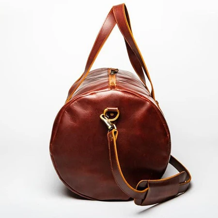 Leather Gym Bag 37L - Image 6